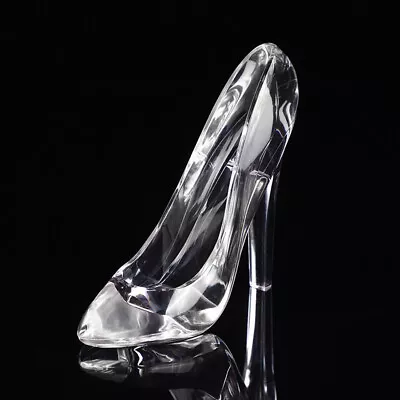 Tiktok Cinderella Crystal Highheel Shoes Kids Birthday Gift Home Decor Wedding • $49.99