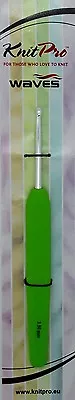 £3.75 • Buy CROCHET HOOKS KnitPro Waves Aluminium With Soft Coloured Grip Handle 2mm-12mm