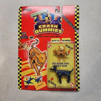 Vintage 1991 Tyco Incredible Crash Test Dummies Dummy Hubcat And Bumper • $36