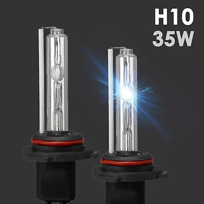 2x XENON H10 9145 HID Bulbs AC 35W Fog Light Replacement Wire Adapter All Color • $14.99