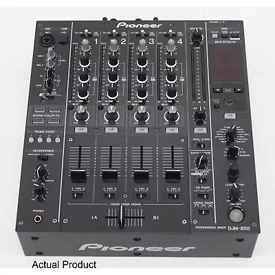 Pioneer DJ DJM 850 K Mixer & Decksaver - Pro DJ 4 Channel Cover Professional • £769