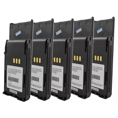 5Pcs 1.8AH HNN9049A HNN9050A HNN9051A Battery For Motorola Radius P1225 LS Radio • $78.30