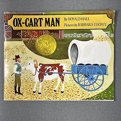 Ox Cart Man By Donald Hall 1979 Vintage Trade Paperback Book Scholastic • $5.27