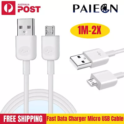 Paiegn 1M Fast Data Charger Micro USB Cable Cord For Samsung Tablet Android • $8.99