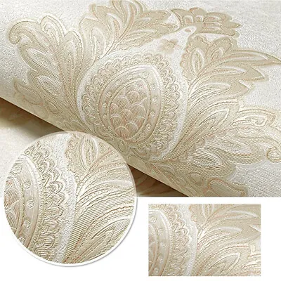 £10.95 • Buy Luxury Vintage Floral Damask Metallic Quality Wallpaper Embossed Wall Paper Roll