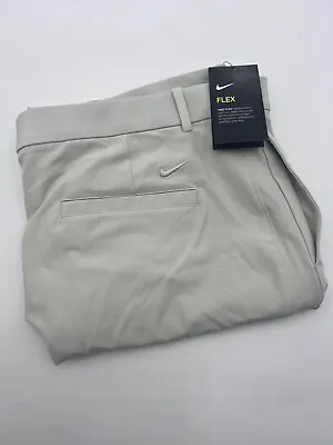 Nike Dri-Fit Flex Stretch White Golf Shorts AJ5495-072 Mens Size 40X10  • $33.99
