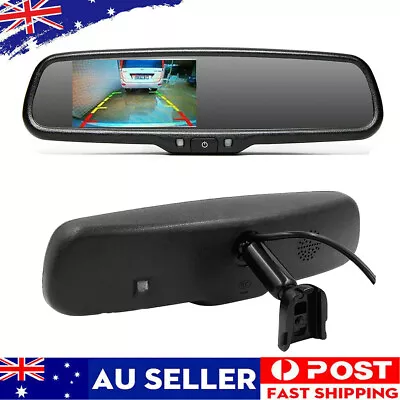 4.3  Car Rear View Mirror Monitor Backup Camera Parking Reversing W/ No1 Bracket • $58.99
