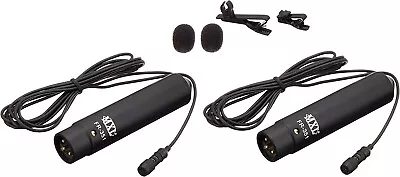 MXL FR-355K Wired Lavalier Interview Microphone Kit + 2 Auray Clips • $75