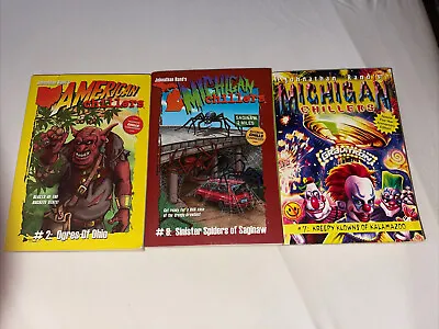 Michigan Chillers Lot 3 Thriller Books Johnthan Rand Chapter Saginaw Ohio • $12.99