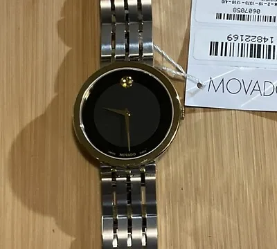 Movado Esperanza Museum Watch With 40mm Black Dial Two-Tone Bracelet • $445