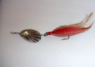 Vintage National Expert  Musk-E-Lure  Spinnerbait With Bucktail 8 1/2 Inch • $4.99