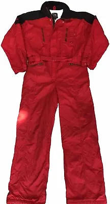 Vintage SERAC Tactel One Piece Ski Suit Snow Suit Jump Suit Size XL VERY CLEAN • $45