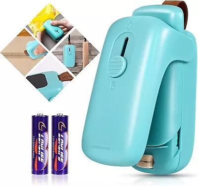 $16.99 • Buy Mini Chip Bag Sealer, Handheld Heat Vacuum Sealer And Cutter, Portable Resealer