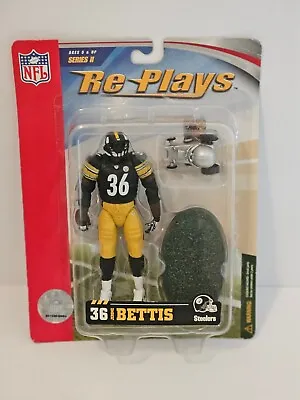 JEROME BETTIS PITTSBURGH STEELERS MCFARLANE RE PLAYS FOOTBALL FIGURE W/car • $32.99