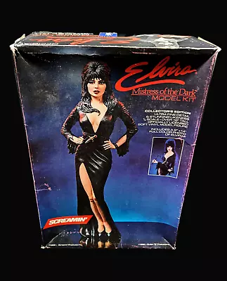 Screamin' Elvira Mistress Of The Dark Model Kit 1/4 Scale Over 18  Tall 1988 CIB • $170.84