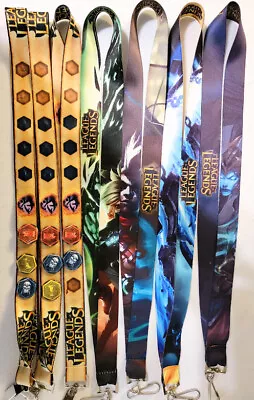 League Of Legends LoL Lanyards PAX/Worlds Yasuo Riven Azir Bard Ekko Kalista • $6.50