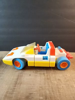 Vintage 80’s Chicco Rally Toy Race Car Italian Plastic Missing Back Trunk Piece • $8.99