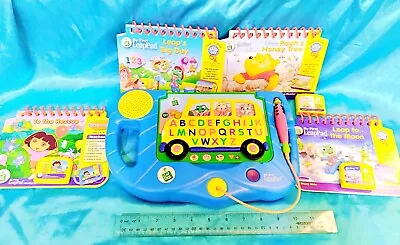 Leap Frog My First Leap Pad Blue Learning System Books Cartridges Lot 4 Books • $34.97