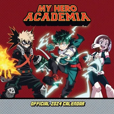 My Hero Academia Calendar 2024 - Entertainment - Month To View • £8.48