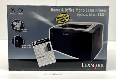 Lexmark E120n Mono Laser Printer 23S0310 • £239.99