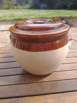 Vintage Ceramic Glazed Bread Bin • $89