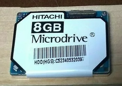 HITACHI HMS361008M5CE00 MICRODRIVE HDD ATA-33 3K8 8GB  1.8  0A40701 128KB Cache • $200