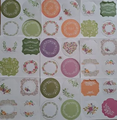 Reduced  Craft Clearout Craftwork Cards Pretty Floral Toppers Easy Pop Out X36  • £2.50