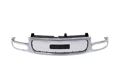 Chrome Round Front Grille Assembly Replacement Fit 01-06 Yukon Denali XL 1500 • $235.93
