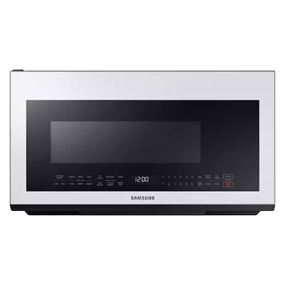 Samsung 2.1-cu Ft 1000-Watt Over-the-Range Microwave With Sensor Cooking • $339.95