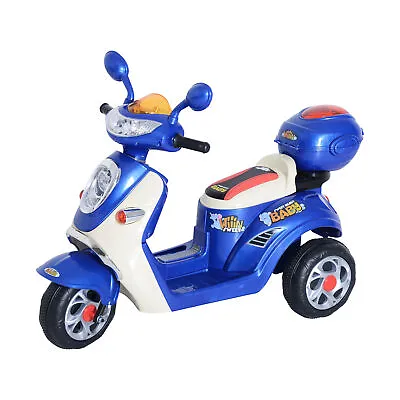 £61.99 • Buy HOMCOM Electric Ride On Toy Car Kids Motorbike Children Battery Tricycle 6V