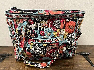 VERA BRADLEY Get Carried Away Tote XL Tote Monogrammed • $60