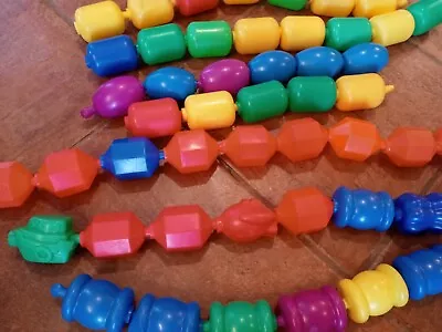 Fisher Price Snap Lock Beads Pop Vintage Lot Of 62/Boats/Trains • $49.99