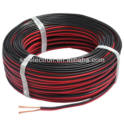 Red And Black Speaker Cable 2 X 0.5mm Car Auto Boat & Home Sound Systems Wire • £44.99