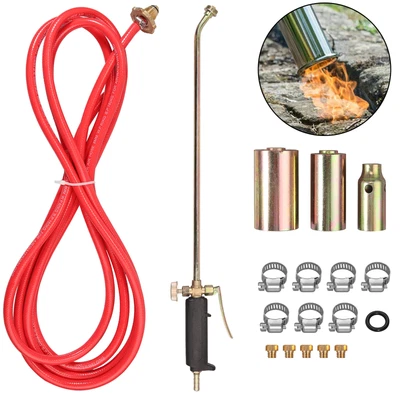 £25.99 • Buy Long Arm Propane Butane Gas Torch Burner Blow Kit Roofer Roofing Brazing+5M Hose