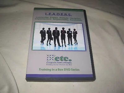 L.E.A.D.E.R.S. DVD's 2-Disc Leadership Training Evergreen Team Concepts 2008 • $9.70