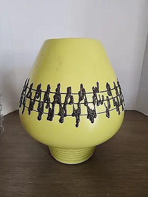Vintage WEST GERMAN POTTERY Retro Vase MID-CENTURY MODERN Fat Lava  • $50