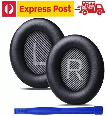 Bose QC35 Ear Pads Cushions QuietComfort QC35 Ii / QC45 Headphones BLACK EarCups • $38.88