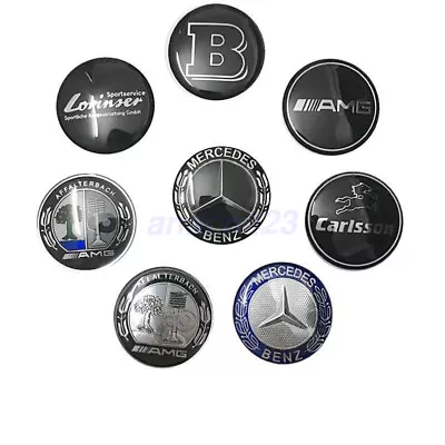 2024 AMG Steering Wheel Sticker Aluminum Emblem 52mm Badge For Mercedes Benz • $16.90