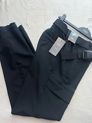 £35 • Buy M&S Mens Belted Stretch Outdoor Windproof Trekking Walking Trousers BNWT W36 L33