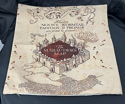 Harry Potter Pillow Cover - Marauder's Map   • $12.56