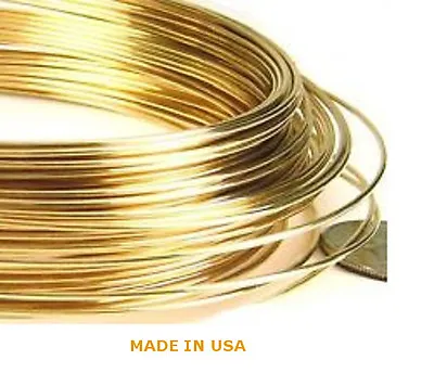 $159.95 • Buy 1 Feet Solid .999 24K Fine Yellow Gold 24 Gauge Round Wire Half Hard Brand New