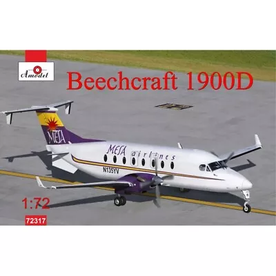 Amodel 72317 Plastic Model Airplane Kit Scale 1:72 Beechcraft 1900D -kits Models • $65.87