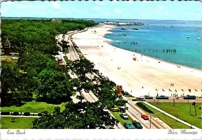 Biloxi MS Mississippi  EAST BEACH  Gulf Coast Bird's Eye View  4X6 Postcard • $8.94