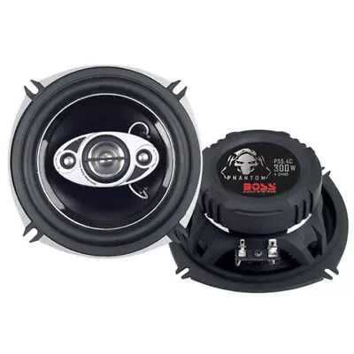 BOSS Audio Systems P55.4C 5.25” 300 W Car Speakers - Coaxial 4 Way Full Range • $39.99