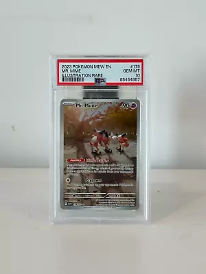 PSA 10 Mr. Mime S&V 151 179/165 Full Art Illustration Rare Pokémon GEM MINT • $18