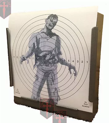 100 Air Rifle SG Zombie Paper Targets 14cm Pistol Gun  (100gsm Uk Made • £9.99