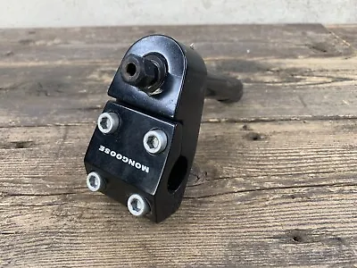 Mongoose Quill Stem Freestyle Bmx Old Mifpd School Vintage Neck Black • $89