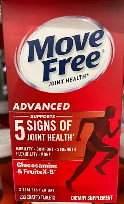 SCHIFF Move Free Advanced Glucosamine & Chondroitin 200 Tablet EXP 06/2026 • $31.99