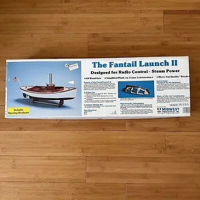 NEW Midwest Fantail Launch II Ship Designed For Steam Power RC Model Kit #958 • $225
