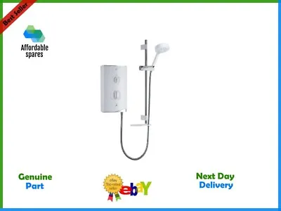 Mira Vie White & Chrome 8.5kW Electric Shower 1.1788.004 New** • £119.99